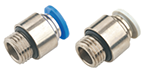 Compact One Touch Tube Fitting, Miniature Pneumatic Fitting, Push In Fitting